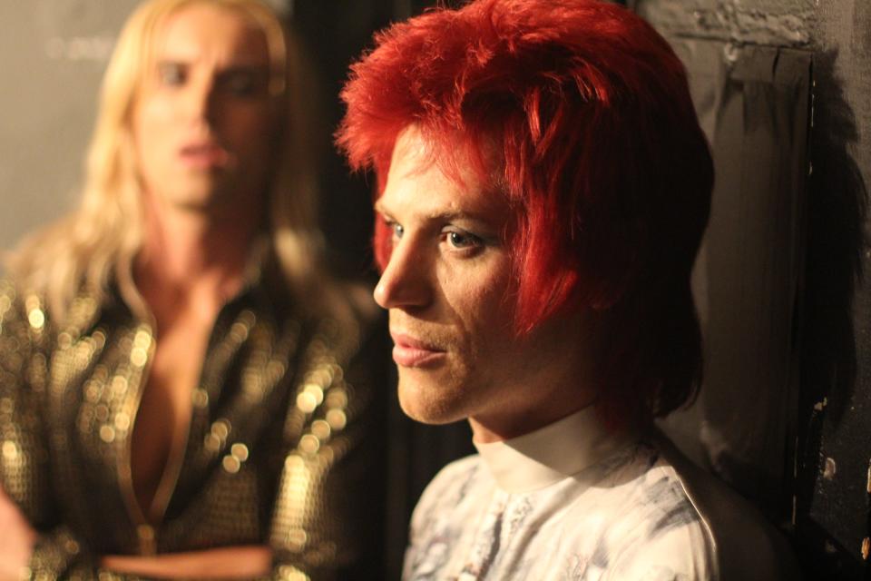 "Stardust" stars Johnny Flynn as 24-year-old David Bowie, who makes his first road trip to America before he crafts his legendary alter ego Ziggy Stardust.