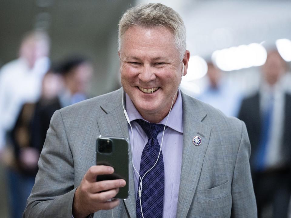 Rep. Warren Davidson, R-Ohio, is seen in the U.S. Capitol on Friday, June 24, 2022.