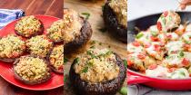 <p><a href="https://www.delish.com/uk/cooking/recipes/a29707397/easy-stuffed-mushroom-recipe/" rel="nofollow noopener" target="_blank" data-ylk="slk:Stuffed mushrooms;elm:context_link;itc:0;sec:content-canvas" class="link ">Stuffed mushrooms</a> are a classic. They make the tastiest appetisers, easiest side dishes and most delicious main meals (we're particularly fond of a vegetarian-friendly stuffed mushroom). Not to mention, they're perfect for get-togethers! You can make everything from <a href="https://www.delish.com/uk/cooking/recipes/a29707397/easy-stuffed-mushroom-recipe/" rel="nofollow noopener" target="_blank" data-ylk="slk:Classic Stuffed Mushrooms;elm:context_link;itc:0;sec:content-canvas" class="link ">Classic Stuffed Mushrooms</a> to <a href="https://www.delish.com/uk/cooking/recipes/a34615509/caprese-stuffed-mushrooms-recipe/" rel="nofollow noopener" target="_blank" data-ylk="slk:Caprese-Style Mushrooms;elm:context_link;itc:0;sec:content-canvas" class="link ">Caprese-Style Mushrooms</a>, <a href="https://www.delish.com/uk/cooking/recipes/a30687166/breakfast-stuffed-portobellos-recipe/" rel="nofollow noopener" target="_blank" data-ylk="slk:Breakfast Stuffed Portobellos;elm:context_link;itc:0;sec:content-canvas" class="link ">Breakfast Stuffed Portobellos</a> to <a href="https://www.delish.com/uk/cooking/recipes/a31691842/boursin-stuffed-mushrooms-recipe/" rel="nofollow noopener" target="_blank" data-ylk="slk:Boursin-Stuffed Mushrooms;elm:context_link;itc:0;sec:content-canvas" class="link ">Boursin-Stuffed Mushrooms</a>. The options are endless!</p><p>If you love anything stuffed, then make sure you check out our delicious <a href="https://www.delish.com/uk/cooking/recipes/g36336761/stuffed-peppers/" rel="nofollow noopener" target="_blank" data-ylk="slk:Stuffed Pepper recipes;elm:context_link;itc:0;sec:content-canvas" class="link ">Stuffed Pepper recipes</a>, too. </p>