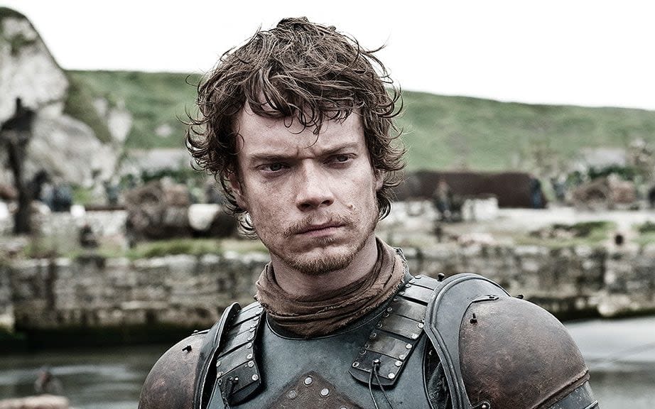 Alfie Allen as Theon Greyjoy in Game of Thrones - Credit: HBO