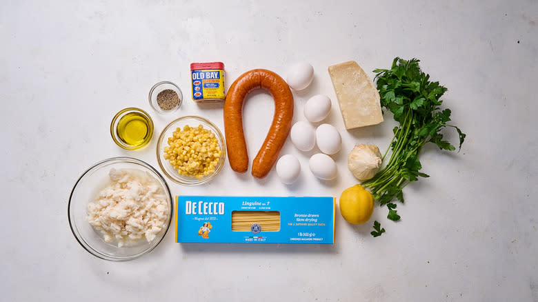 crab sausage pasta ingredients