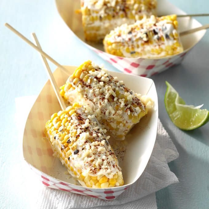 Spicy Corn Kabobs