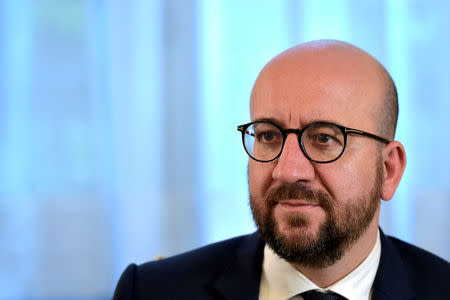 Belgium's Prime Minister Charles Michel speaks during an interview with Reuters at his residence in Brussels, Belgium March 21, 2017. Reuters/Eric Vidal