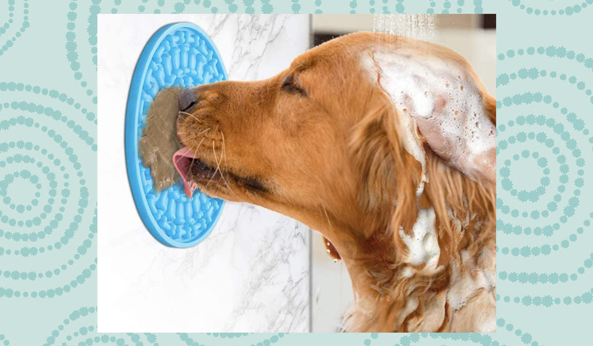 Make bathtime for your pooch a little more fun. (Photo: Walmart)