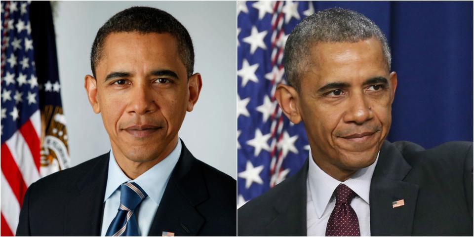 Here's What These Presidents Looked Like Before and After Serving in Office