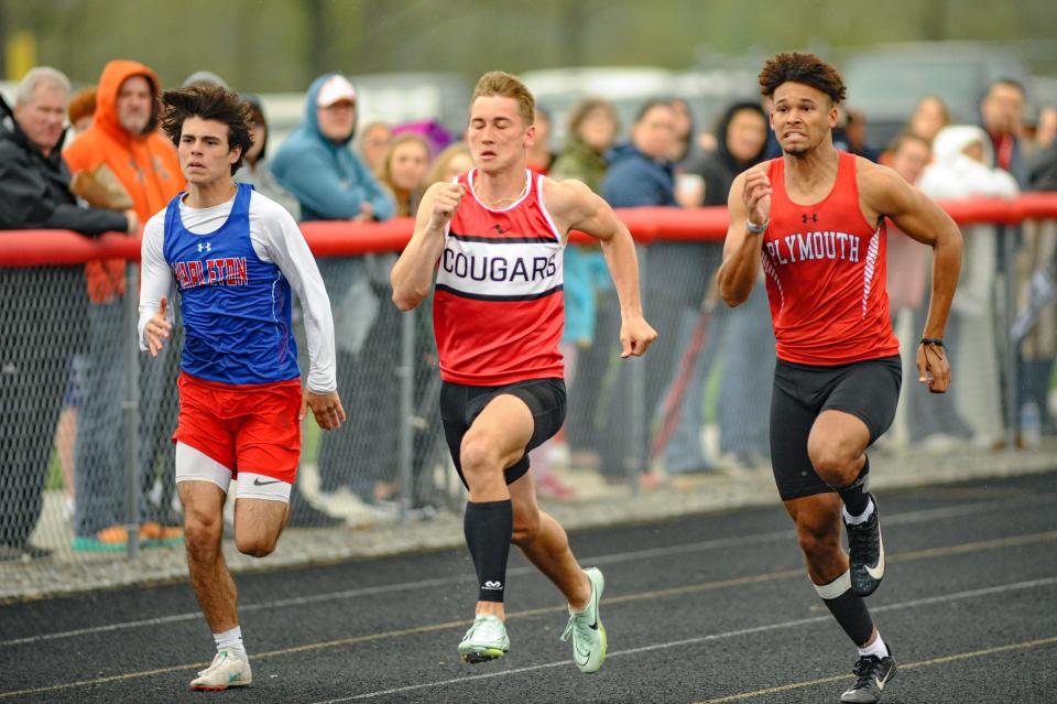 Plymouth's Caiden Allen is workingh is way back to form and competed well at the Forrest Pruner Invite on Friday.