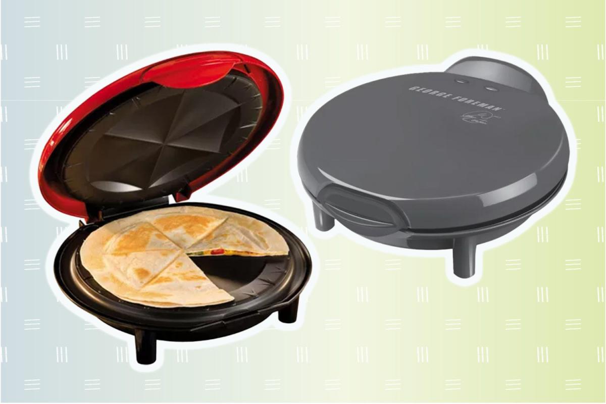 Lumme 10'' Ceramic Non Stick Quesadilla Maker with Lid