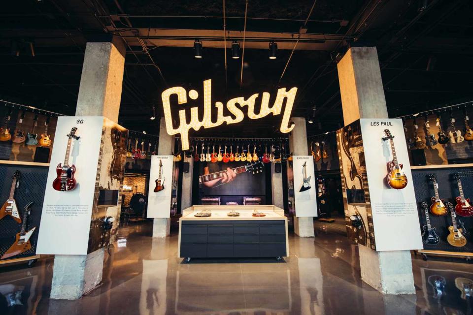 <p>Gibson Garage</p> Gibson Garage in Nashville, Tennessee