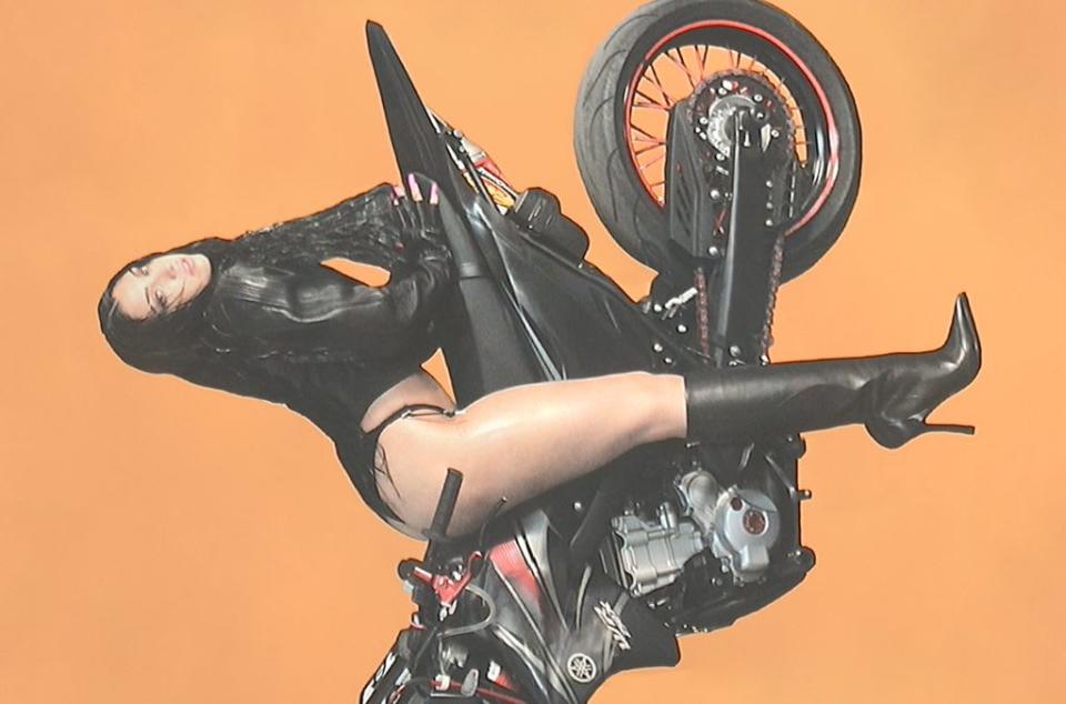 lourdes leon on motorbike in a bikini the face magazine