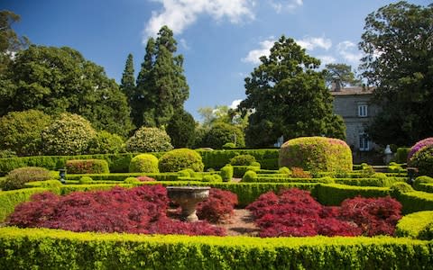 Pazo de Rubiáns near Pontevedra, the estate of the Marquesa de Aranda