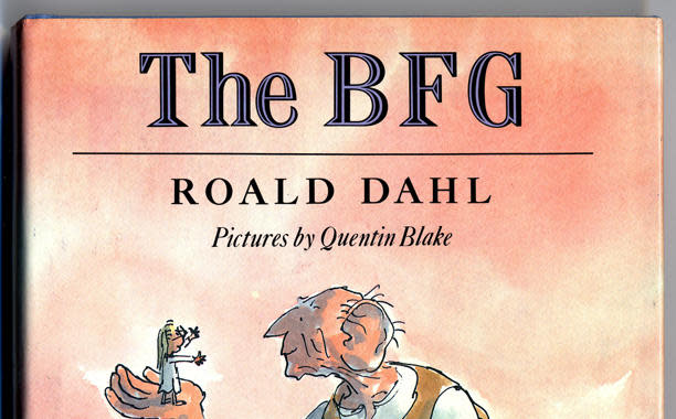 The Oxford Roald Dahl Dictionary offers readers the chance to peruse all of Roald Dahl's incredible language both English and self-made from his canon of children's books. This quirky, brightly illustrated children’s reference book defines not just English terms but hundreds of “gobblefunk” ones as well - the wacky tongue twisters Dahl made up and strewed throughout his books. Here are 10 of EW's favorite original Roald Dahl words from the Oxford Roald Dahl Dictionary. 1. Babblement/noun A conversation Example: “You is trying to change the subject,” the Giant said sternly. “We is having an interesting babblement about the taste of a human bean.” - The BFG 2. Crabcruncher/noun A cliff-dwelling creature Example: “We will spear the blabbersnitch and trap the crabcruncher and shot the gobblesquat.” -The Witches 3. Frumpet/noun If you call someone a trumpet (not that you would), you mean that they are old and unattractive Example: Mrs. Twit…suddenly called out at the top of her voice, ‘Here I come, you grizzly, old grunion! You rotten old turnip! You filthy old frumpet!” - The Twits 4. Whangdoodle/noun The whangdoodle is a terrifying creature that lives in Loompaland and preys on Oompa-Loompas. Whangdoodles have enormous appetites and can eat more than ten Oompa-Loompas in a single meal. Some whangdoodles, such as the rare spotted whangdoodle, have patterned hides. Example: “And go what a terrible country it is! Nothing but thick jungles infested by the most dangerous beasts in the world - hornswogglers and snozzwangers and those terrible wicked whangdoodles.” - Charlie and the Chocolate Factory 5. Knickle/verb If a Gnooly knuckles you, it does unspeakably nasty things to you (and you probably won’t survive). Example: “I don’t want to be a Minus!’ croaked Grandma Georgina. ‘If I ever have to go back to that beastly Minusland again, the Gnoolies will knuckle me!” - Charlie and the Great Glass Elevator 6. Grimesludge/noun Thick mud Example: “By googles,” he said, taking the jar out of the suitcase, “your head is not quite so full of grimesludge after all.” - The BFG 7. Mushious/adjective Mushy in texture but quite tasty Example: It’s luscious, it’s super/it’s mushious, it’s duper/It’s better than rotten old fish..” - The Enormous Crocodile 8. Churgle/verb When you churl, you gurgle with laughter. Example: The fact that is was none other than Boggis’s chickens they were going to eat made them churgle with laughter every time they thought of it. - Fantastic Mr. Fox 9. Sogmire/noun An area of boggy (and very soggy) ground Example: “in the quality quaggy sogmire,/In the mashy mideous harshland,/At the witchy hour of gloominess,/All the grobes come oozing home.” - Charlie and the Great Glass Elevator 10. Slugburger/noun A burger made with slugs Example: “I can mince it all up very fine and you won’t know the difference. Lovely slugburgers. Delicious.” - The Magic Finger