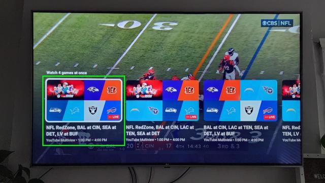 sunday ticket samsung tv