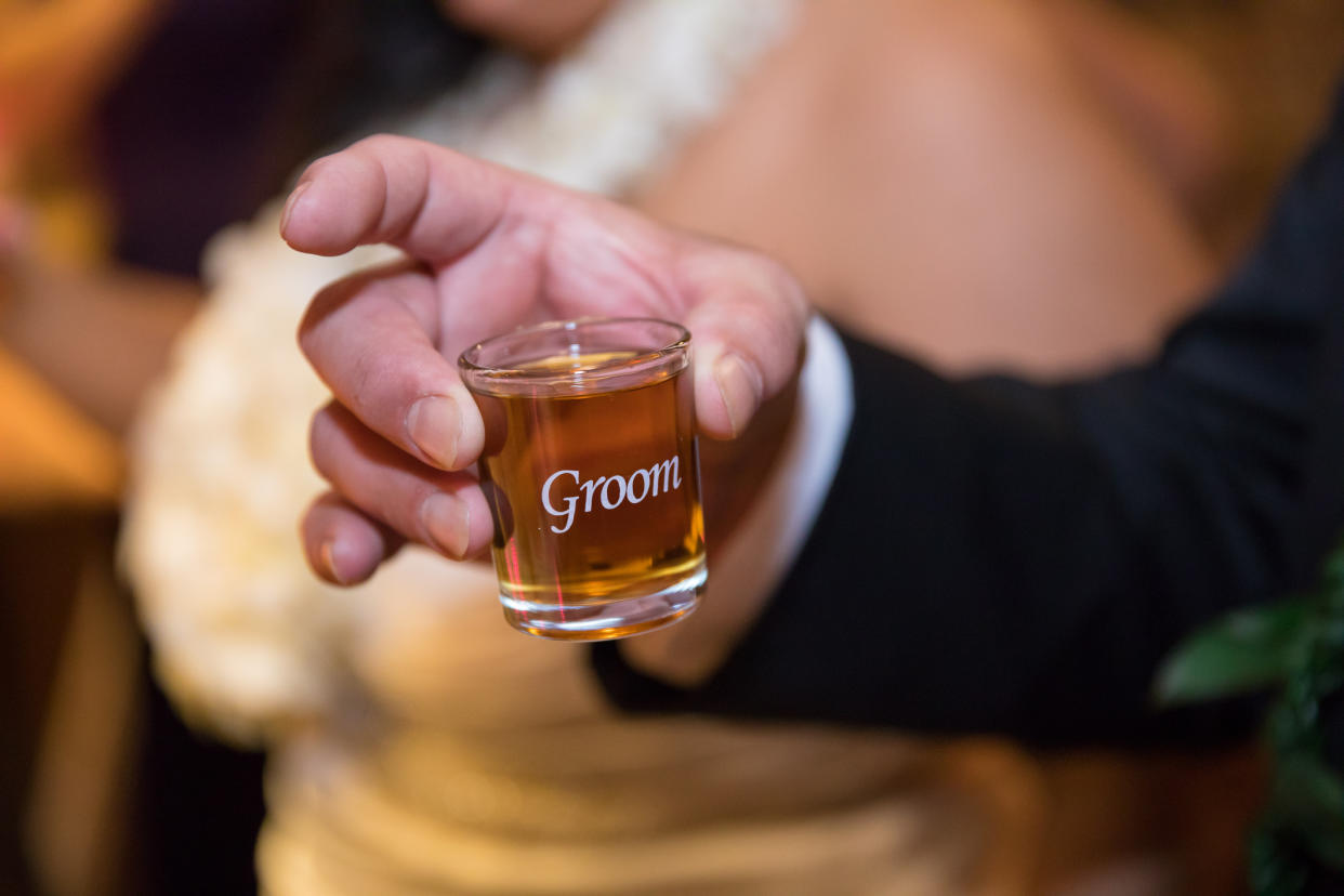 A new bride has turned to the Internet for advice after her husband got drunk and passed out on their wedding night [Photo: Getty]