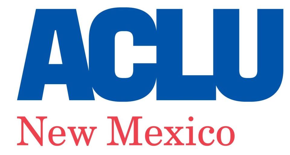 ACLU New Mexico represented an Otero County resident after he was unable to voice his opinion which resulted in a $45,000 settlement for the victim.