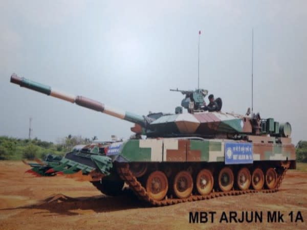 Visuals of Main Battle Tanks Arjun Mk-1A.