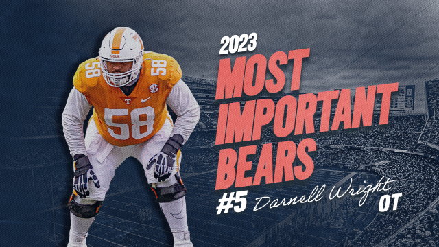 WITH THE 10th PICK IN THE 2023 NFL DRAFT THE CHICAGO BEARS SELECT DARNELL  WRIGHT, OT