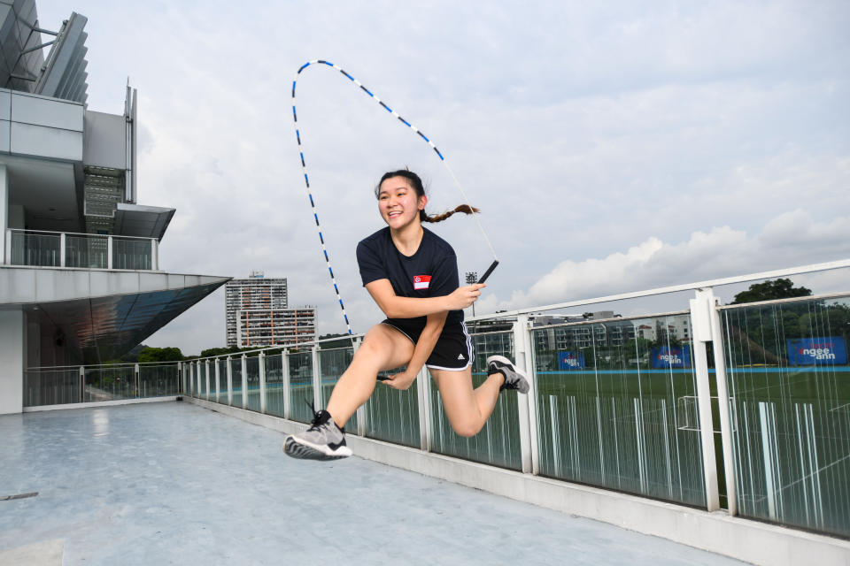 Why I Play: Rope skipper Chang Chu Hua (PHOTO: Stefanus Ian)