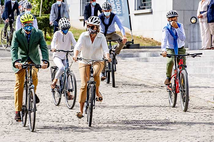 Paseo en bici y mañana en el museo, el plan de la Familia real belga para el fin de semana