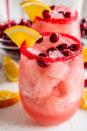 <p>This sweet slushie is 100% alcohol-free, so party-goers of all ages can get in on the fun.</p><p><a href="https://thefoodcharlatan.com/sparkling-christmas-slush-recipe/" rel="nofollow noopener" target="_blank" data-ylk="slk:Get the recipe from the Food Charlatan »;elm:context_link;itc:0;sec:content-canvas" class="link ">Get the recipe from the Food Charlatan »</a></p>