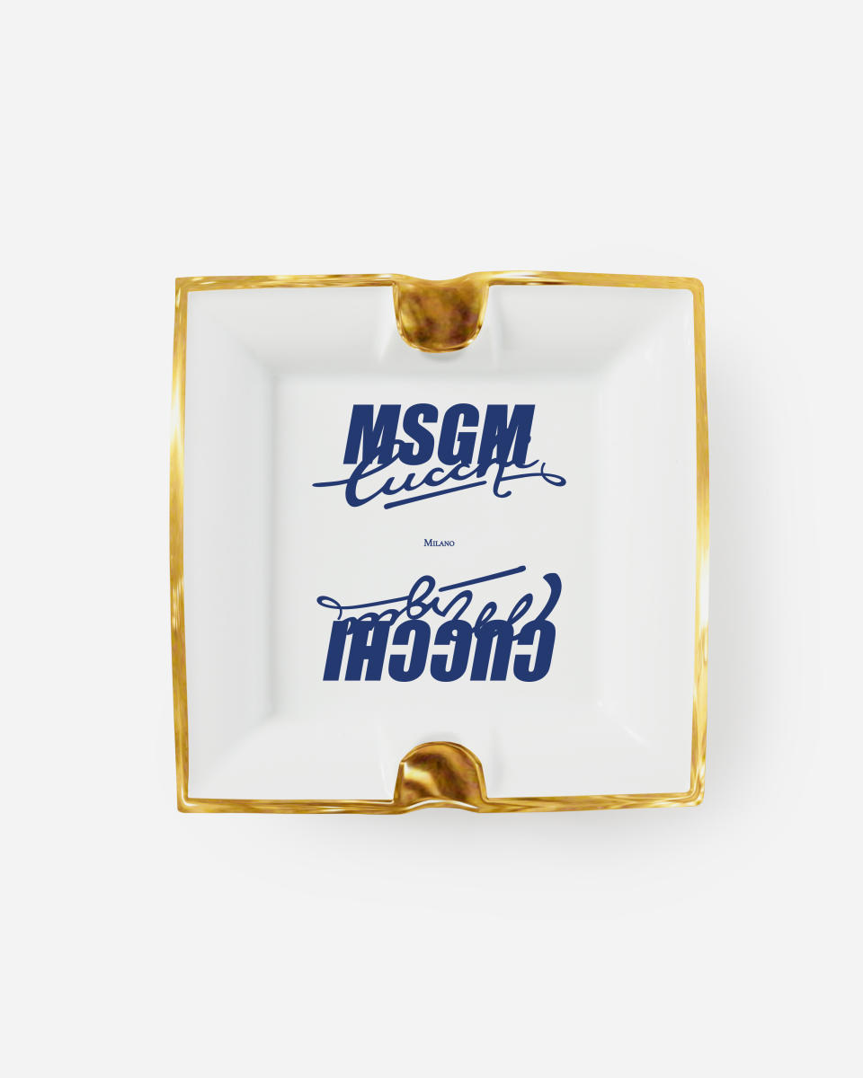 The MSGM x Cucchi capsule collection.
