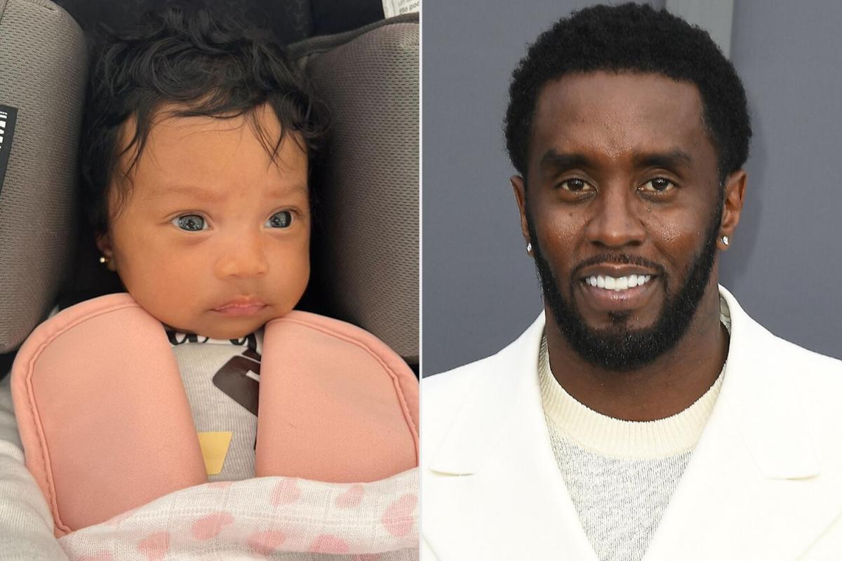 Diddy Shares First Photos Of Baby Babe Love S Face See The Sweet Close Ups