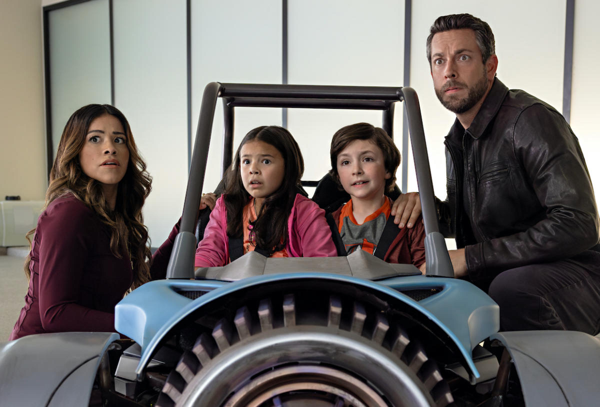 Zachary Levi and Gina Rodriguez Parent Spy Kids — Watch Netflix