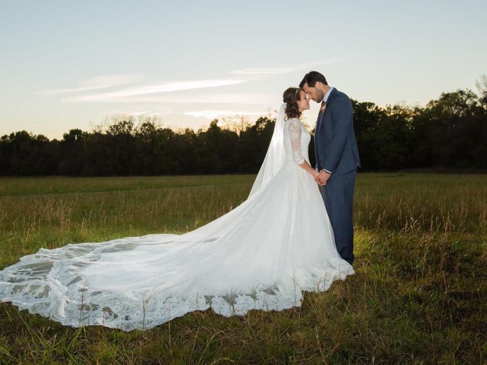Jinger and Jeremy Vuolo on their wedding day in 2016.