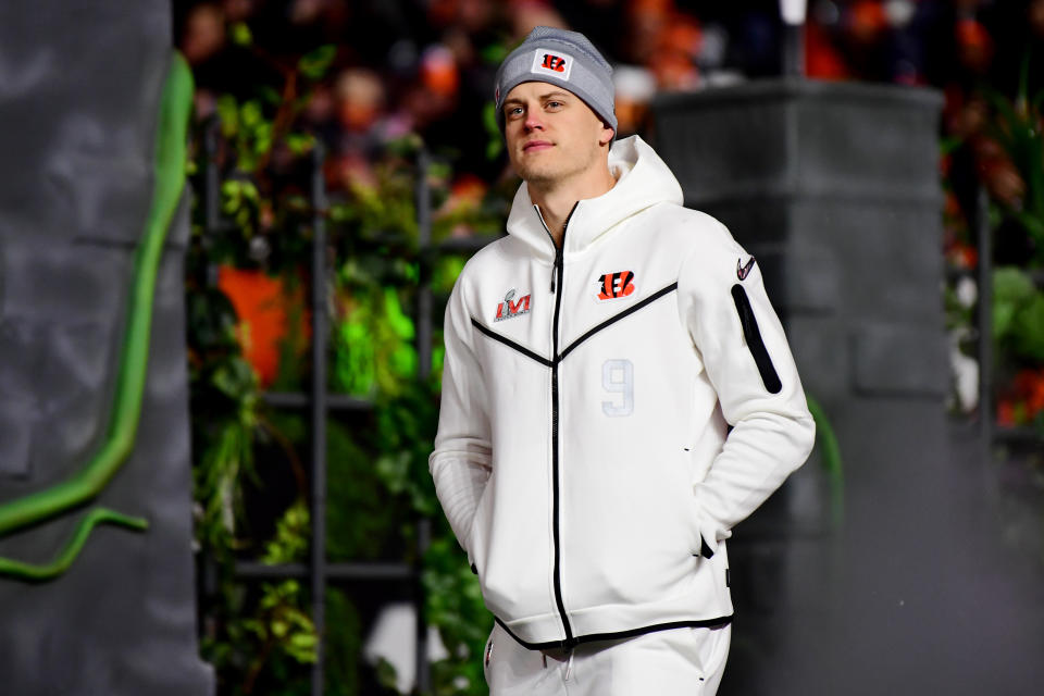 Cincinnati Bengals quarterback Joe Burrow has passed for at least 275 yards in eight of his last nine home games. (Photo by Emilee Chinn/Getty Images)