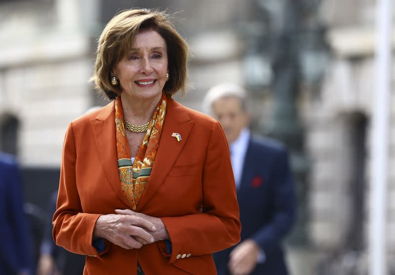 U.S. House Speaker Pelosi visit in Berlin