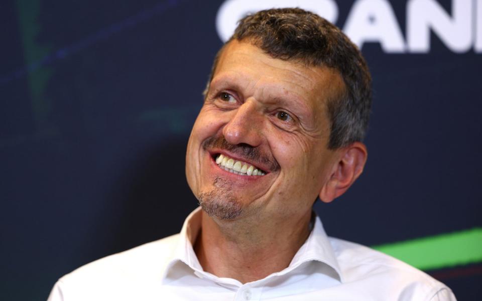 BAKU, AZERBAIJAN - JUNE 11: Haas F1 Team Principal Guenther Steiner looks on in the Team Principals Press Conference prior to final practice ahead of the F1 Grand Prix of Azerbaijan at Baku City Circuit on June 11, 2022 in Baku, Azerbaijan. - Clive Rose/Getty Images Europe