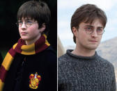<p>With "Harry Potter and the Deathly Hallows Part 1" in cinemas this week, we thought we'd take a look back at the stars to see how they've grown up. Daniel Radcliffe stepped into Harry Potter's shoes aged 11, taking on the titular role in "Harry Potter and the Philosopher's Stone" and subsequent "Harry Potter" films. Fast forward 10 years and Daniel is all grown up, developing a body of work both on-screen and on-stage including Broadway, TV and indie films. And what of Harry in "Deathly Hallows?" A perilous mission awaits the young wizard in his efforts to destroy the evil Lord Voldemort.</p>