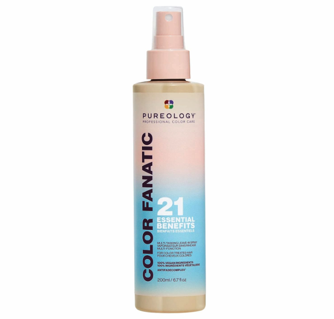 Pureology Colour Fanatic Multi-Tasking Leave-in Spray. Image via Amazon.