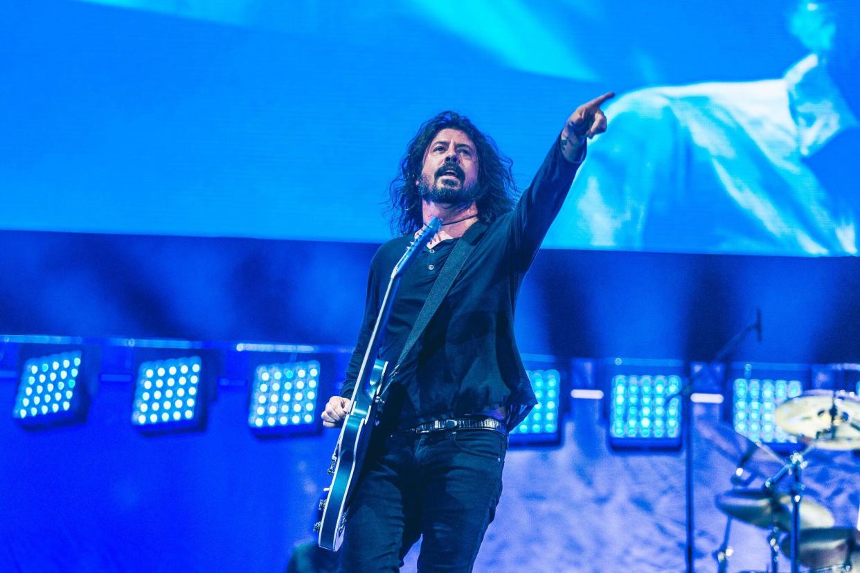 Foo Fighters frontman Dave Grohl performs at NOS Alive: Hugo Macedo