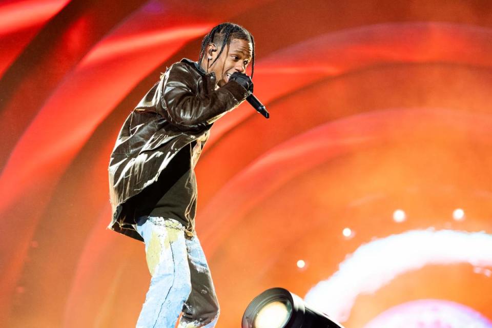 Travis Scotty在Astroworld音樂節吸引樂迷朝聖。（圖／Getty）