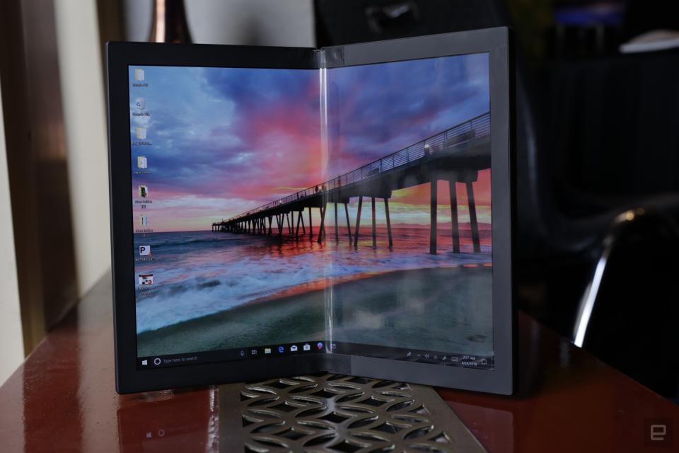 Lenovo ThinkPad X1 foldable concept PC

Chris Velazco / Engadget