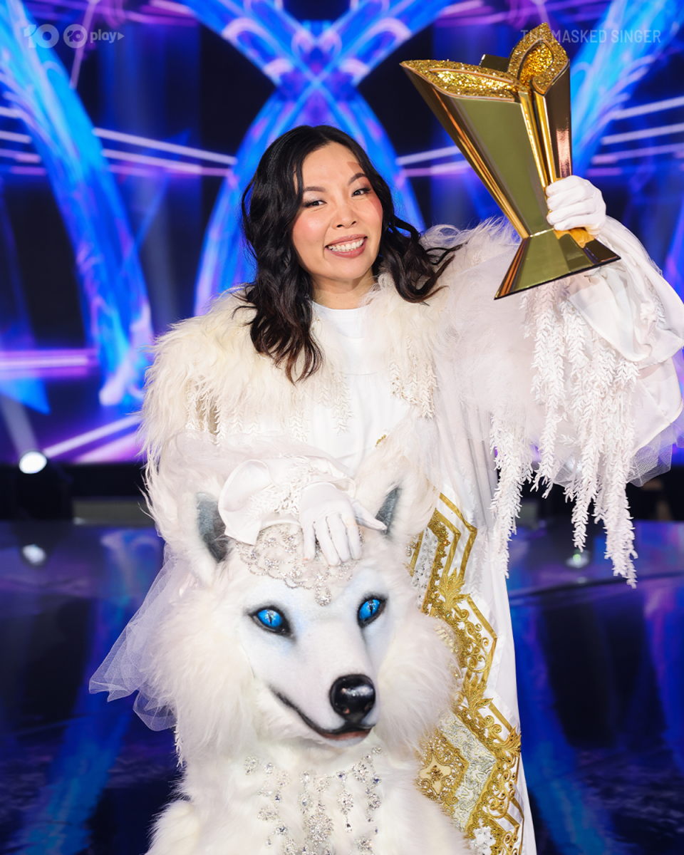  Dami Im on The Masked Singer Australia.