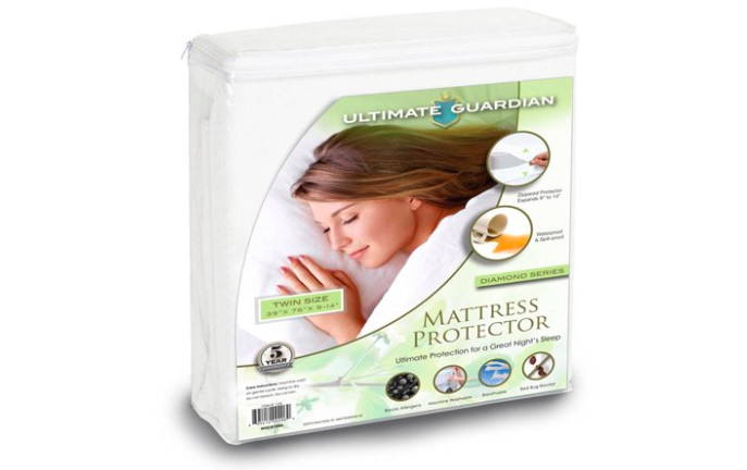 <a href="https://fave.co/2uNX3bR" rel="noopener" target="_blank" data-ylk="slk:Ultimate Guardian Mattress Protector;elm:context_link;itc:0;sec:content-canvas" class="link ">Ultimate Guardian Mattress Protector</a> (Photo: Walmart)