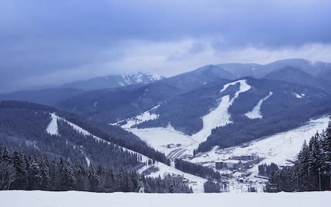 The ski resort of Bukovel - Credit: Fotolia/AP