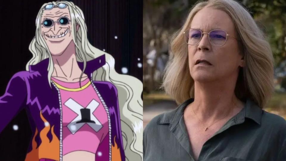 Doctor Kureha from One Piece and Jamie Lee Curtis in Halloween
