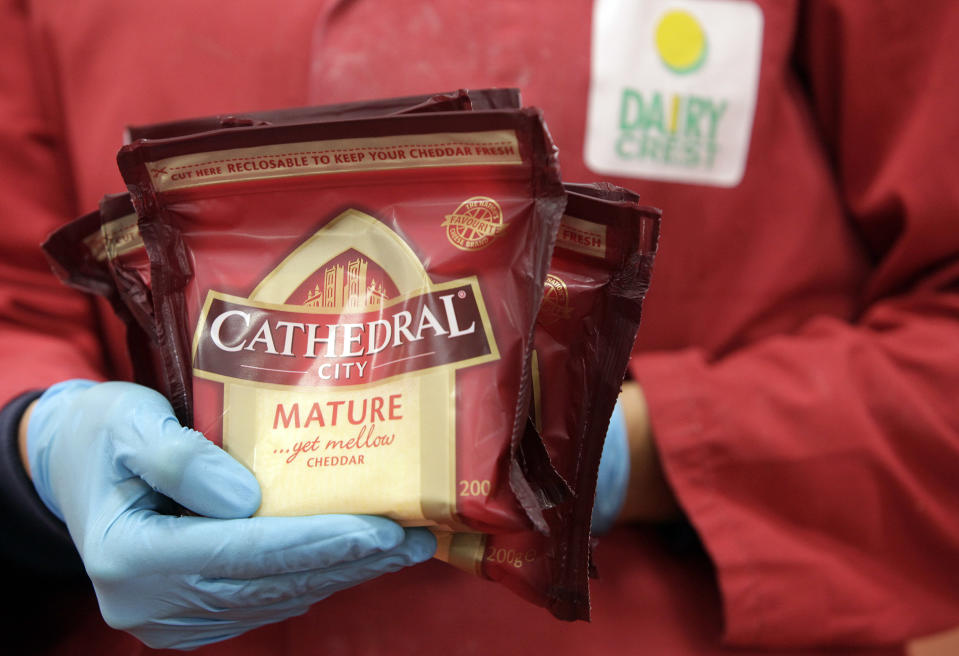 Dairy Crest makes Cathedral City cheese and other dairy products. Photo: Jason Alden/Bloomberg via Getty Images