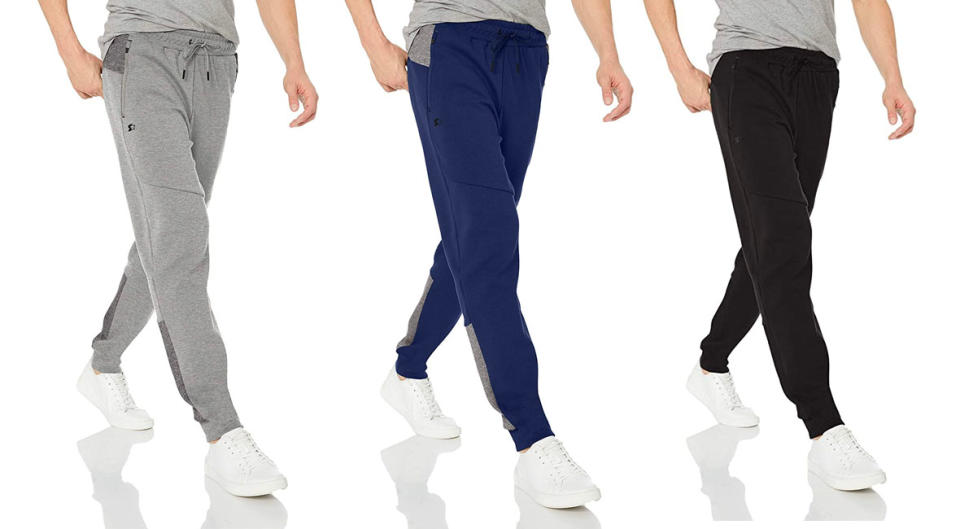 Starter Men's Double Knit Colorblocked Jogger Sweatpants (Photo: Amazon)