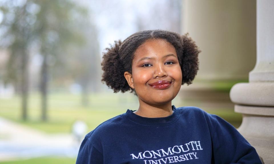 Nashaviyah Steward, 19, s a sophomore in a pre-law program at Monmouth University.