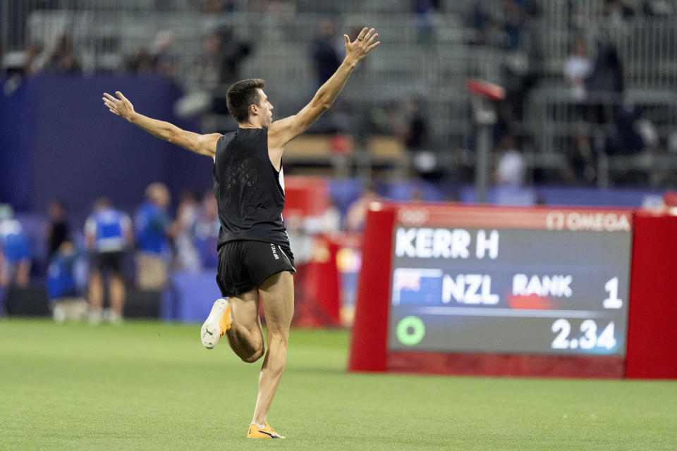 After 11 straight misses, New Zealand's Hamish Kerr wins lengthy jump