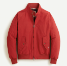 <p><strong>Baracuta</strong></p><p>jcrew.com</p><p><strong>$459.00</strong></p><p><a href="https://go.redirectingat.com?id=74968X1596630&url=https%3A%2F%2Fwww.jcrew.com%2Fp%2FAP865&sref=https%3A%2F%2Fwww.esquire.com%2Fstyle%2Fadvice%2Fg2995%2Fbest-fall-coats-jackets%2F" rel="nofollow noopener" target="_blank" data-ylk="slk:Shop Now;elm:context_link;itc:0;sec:content-canvas" class="link ">Shop Now</a></p><p>You pretty much got the gist of James Dean's iconic red windbreaker (see intro). So, if you’re looking for the right one that captures the essence of Old Holywood, look no further than Baracuta. The brand’s G9 jacket is equally iconic, gracing the shoulders of Steve McQueen, Frank Sinatra, and Gregory Peck. </p>