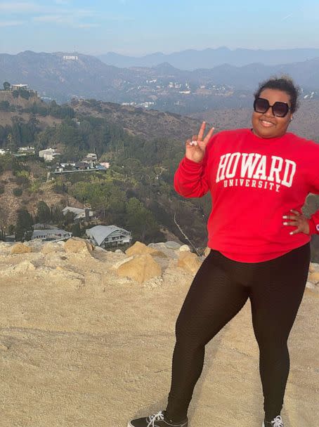 PHOTO: Jazmin Holcombe hiking Runyon Cannon Park in California. (Courtesy Jazmin Holcombe)