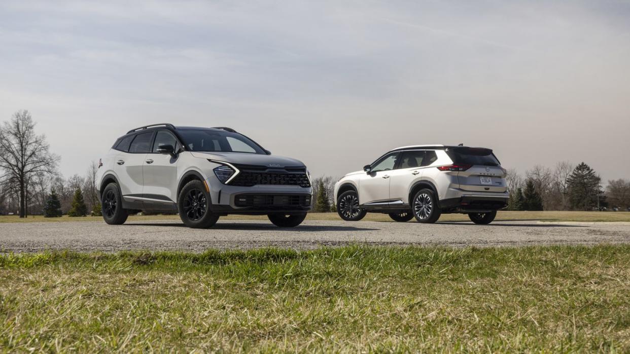 2024 kia sportage xpro vs 2024 nissan rogue platinum