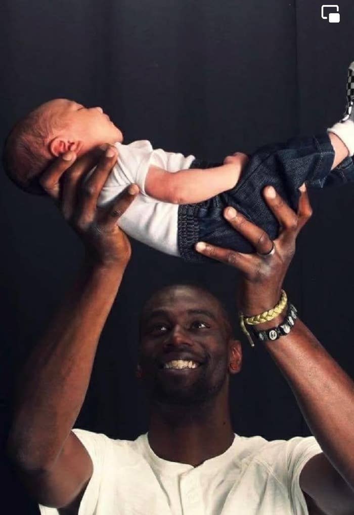 Tyre Nichols with his son.