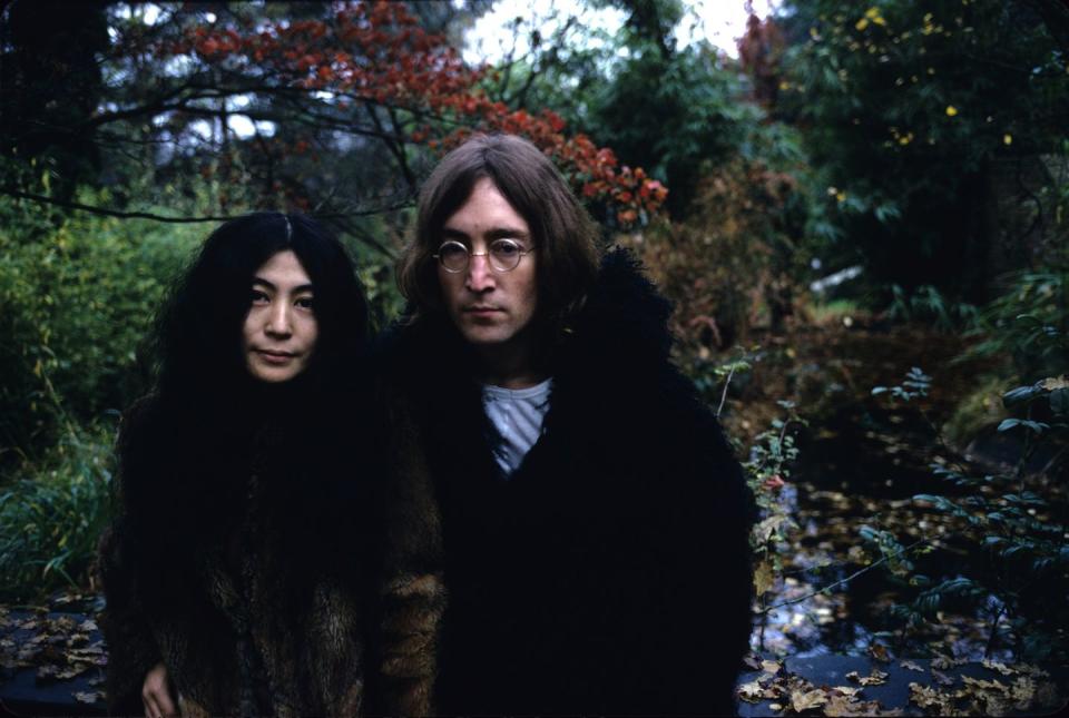 Yoko Ono and John Lennon