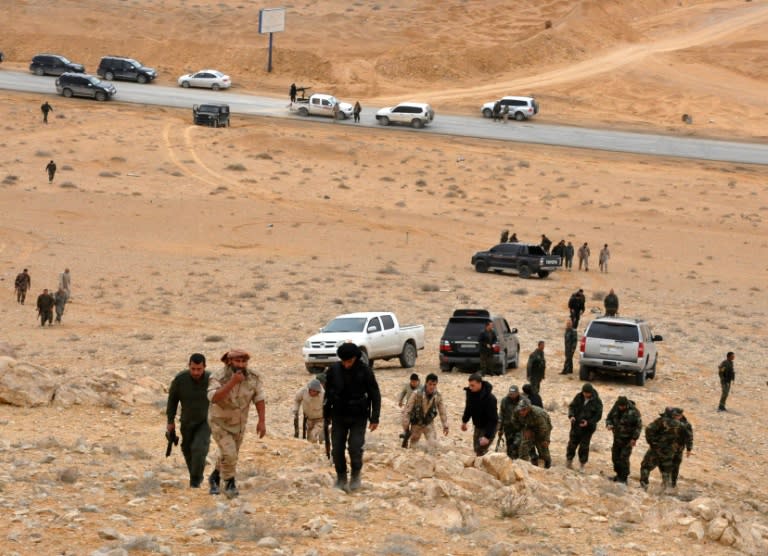 Islamic State (IS) group jihadists first seized Palmyra in May 2015 and began to systematically destroy and loot the UNESCO world heritage site's monuments and temples