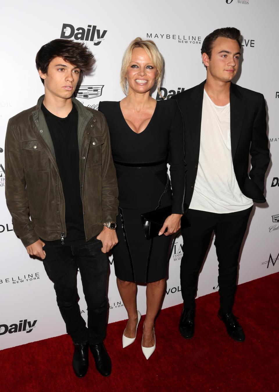 Brandon y Dylan, los hijos de Pamela Anderson